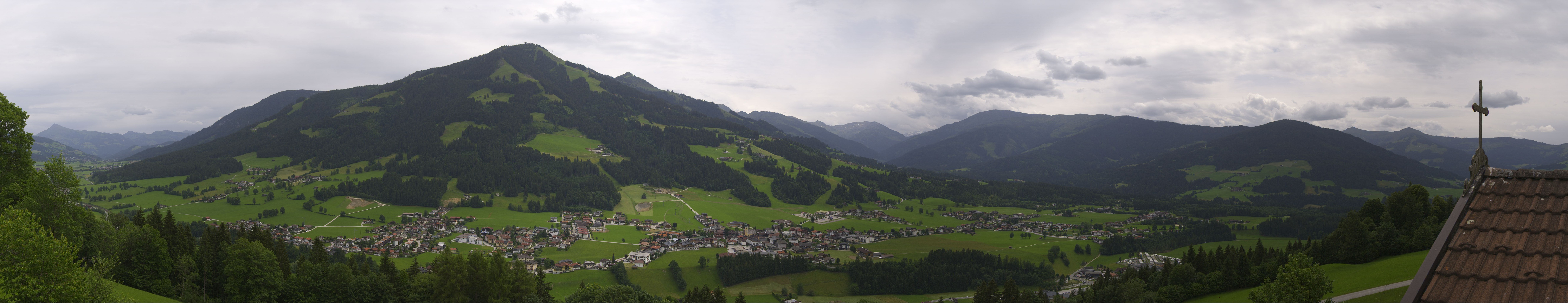 Archiv Foto Webcam Dorfkamera über Westendorf am Wilden Kaiser