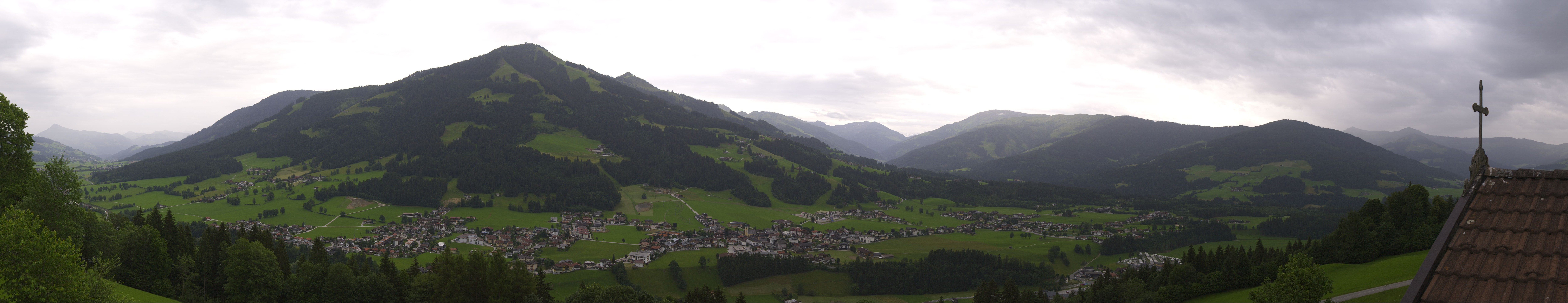 Archiv Foto Webcam Dorfkamera über Westendorf am Wilden Kaiser
