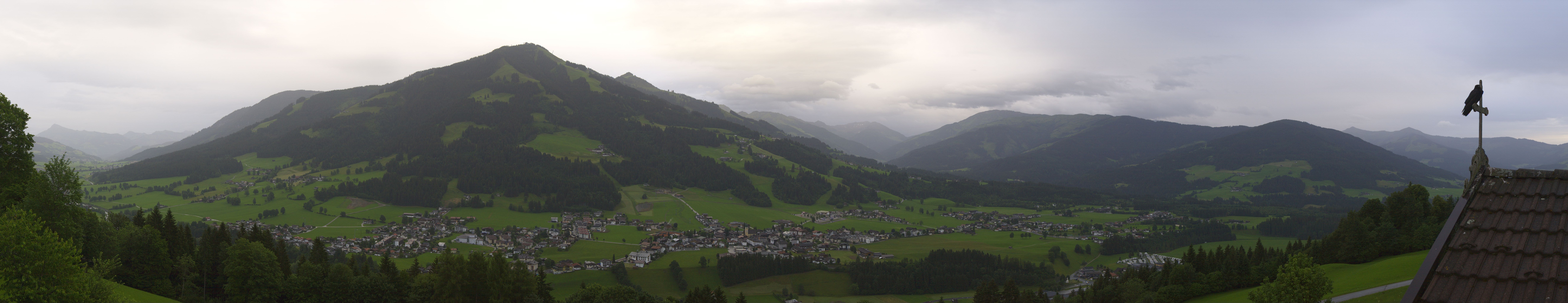 Archiv Foto Webcam Dorfkamera über Westendorf am Wilden Kaiser