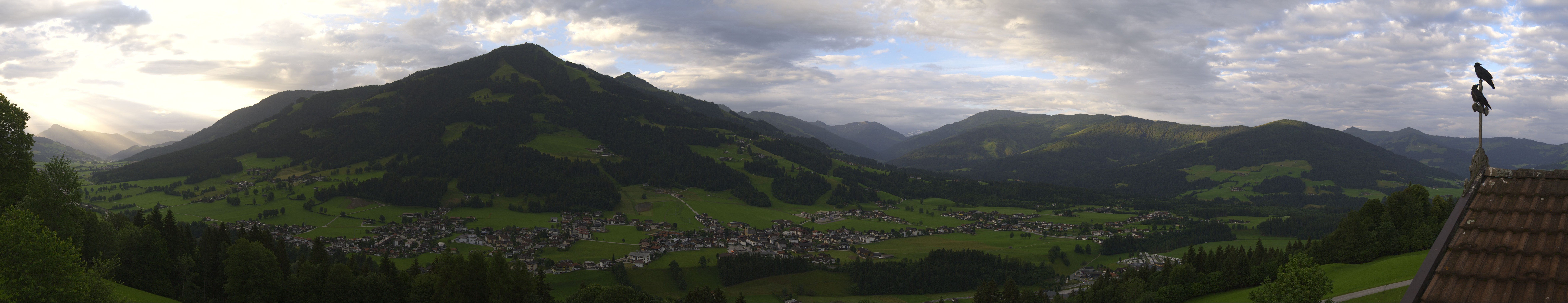 Archiv Foto Webcam Dorfkamera über Westendorf am Wilden Kaiser