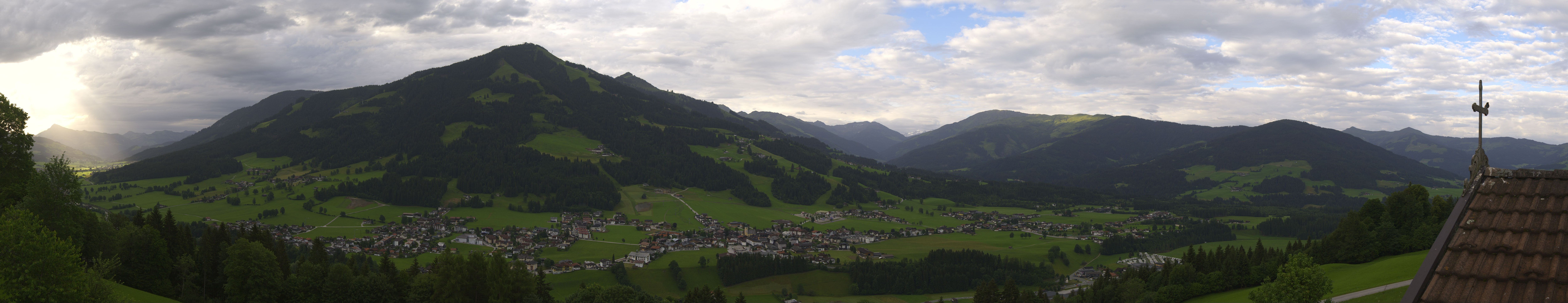 Archiv Foto Webcam Dorfkamera über Westendorf am Wilden Kaiser