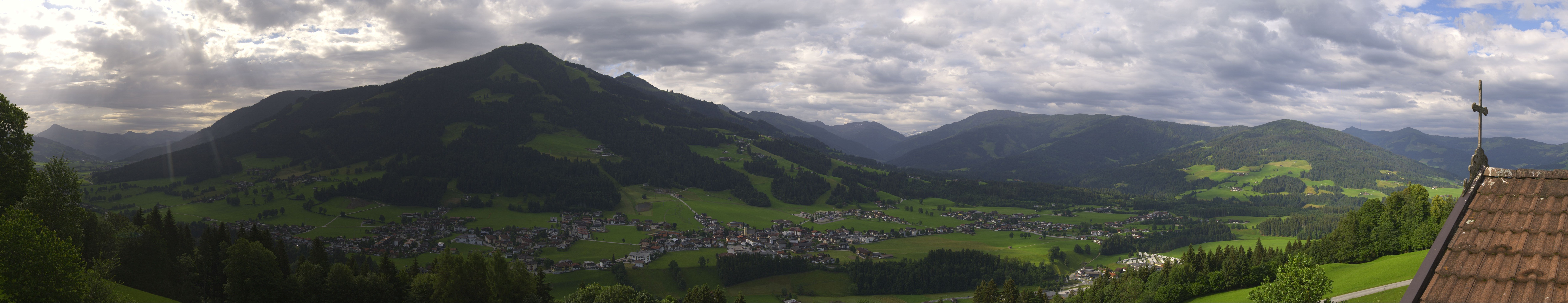 Archiv Foto Webcam Dorfkamera über Westendorf am Wilden Kaiser