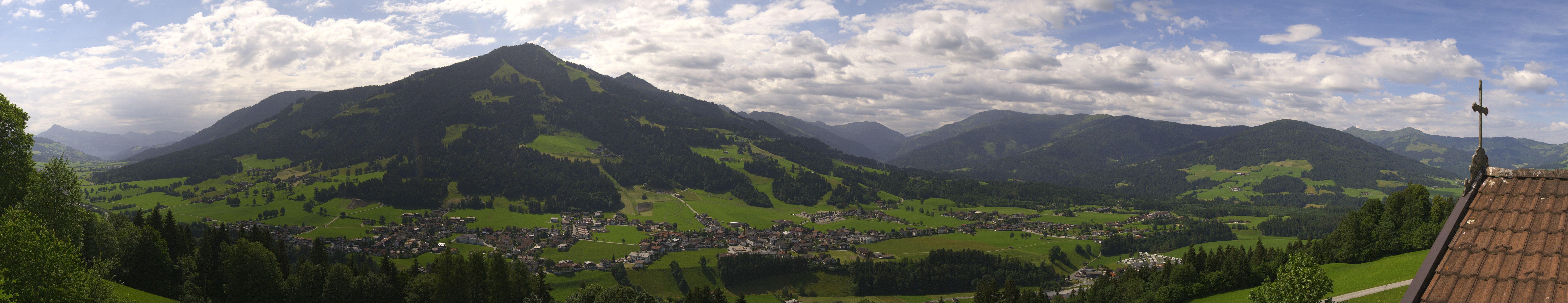 Archiv Foto Webcam Dorfkamera über Westendorf am Wilden Kaiser