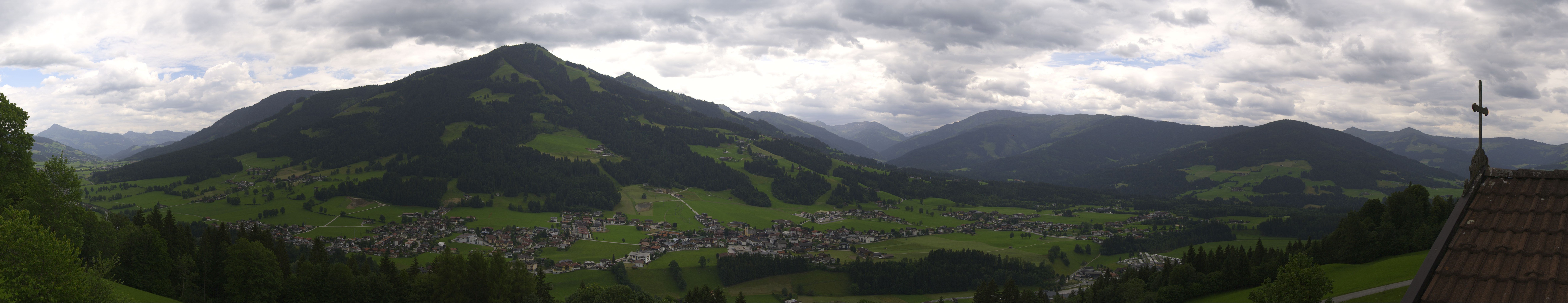 Archiv Foto Webcam Dorfkamera über Westendorf am Wilden Kaiser