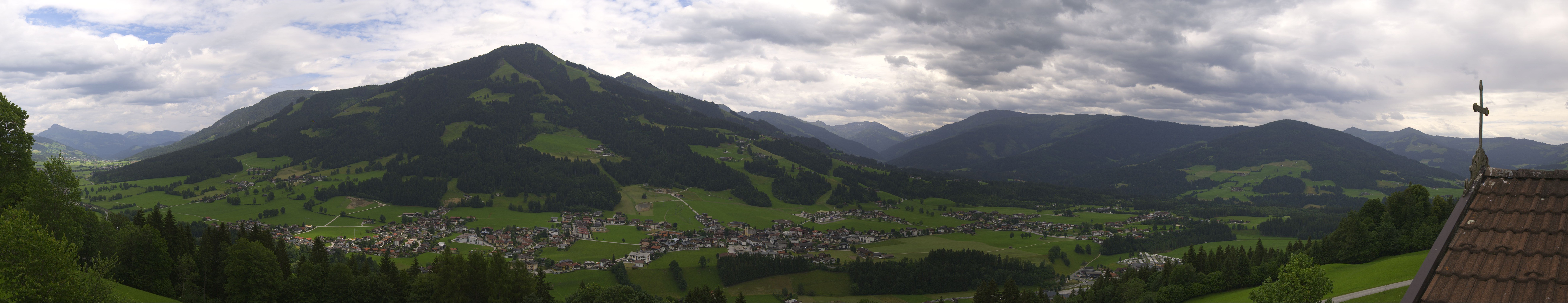 Archiv Foto Webcam Dorfkamera über Westendorf am Wilden Kaiser