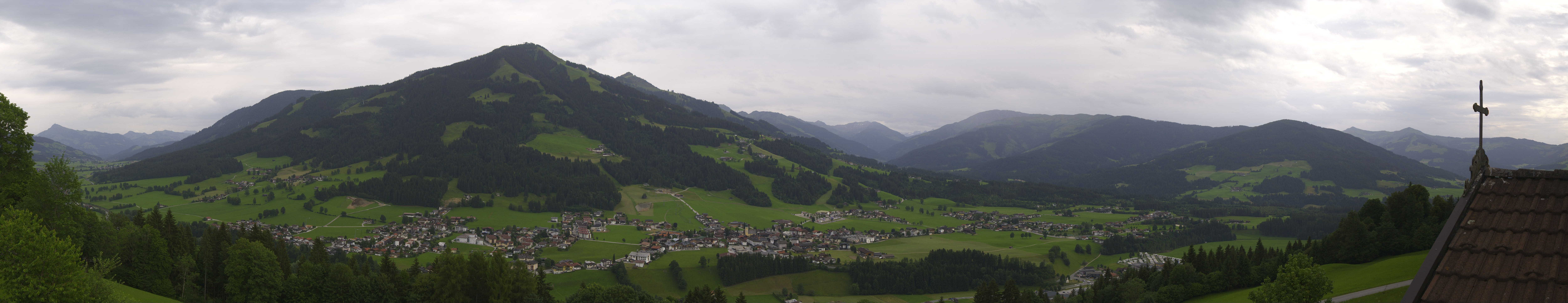 Archiv Foto Webcam Dorfkamera über Westendorf am Wilden Kaiser