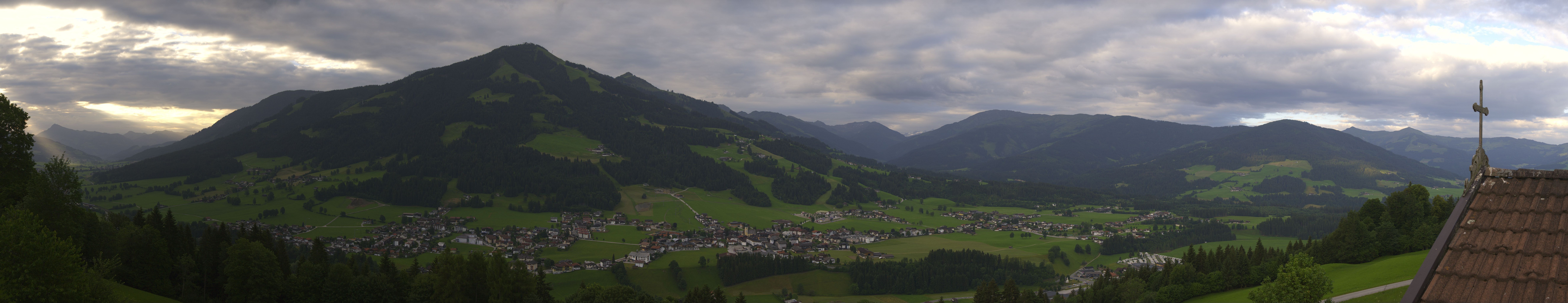 Archiv Foto Webcam Dorfkamera über Westendorf am Wilden Kaiser