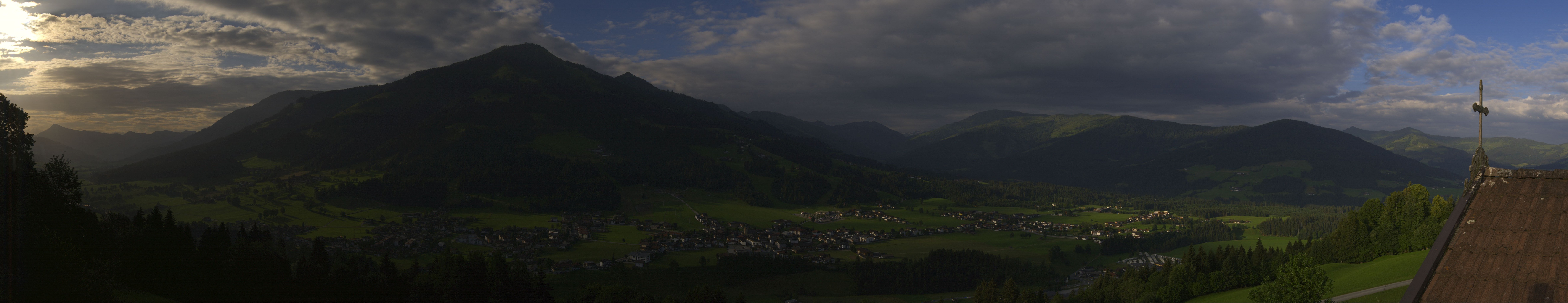 Archiv Foto Webcam Dorfkamera über Westendorf am Wilden Kaiser