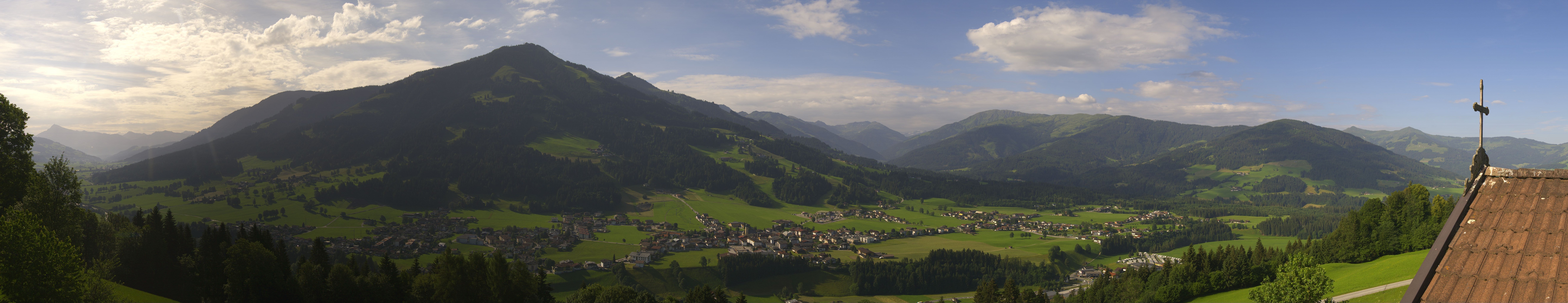 Archiv Foto Webcam Dorfkamera über Westendorf am Wilden Kaiser