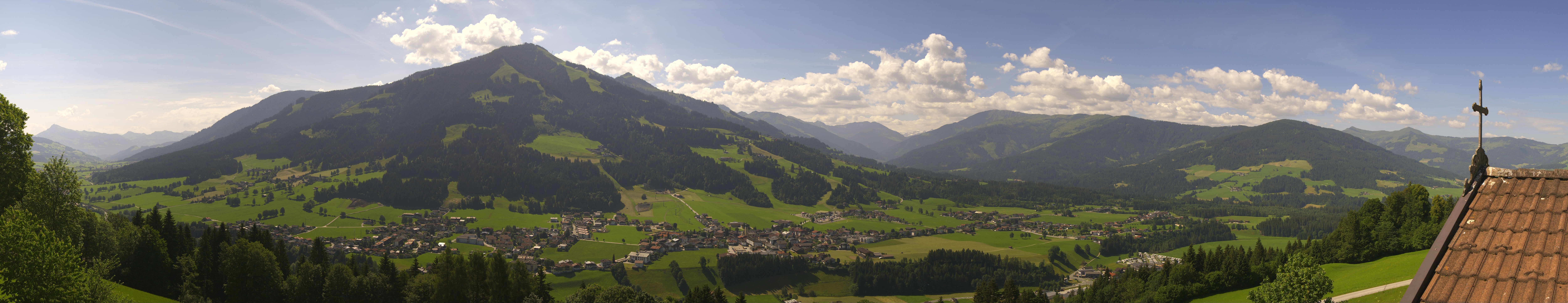 Archiv Foto Webcam Dorfkamera über Westendorf am Wilden Kaiser