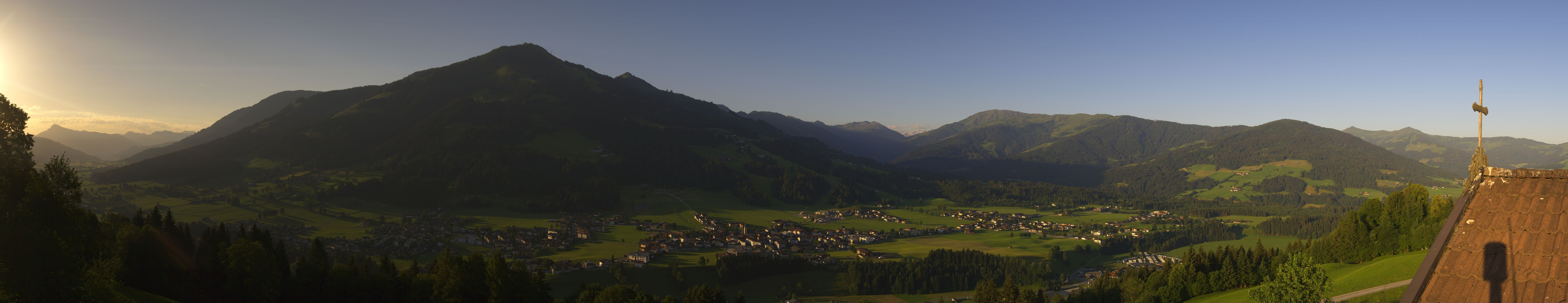 Archiv Foto Webcam Dorfkamera über Westendorf am Wilden Kaiser