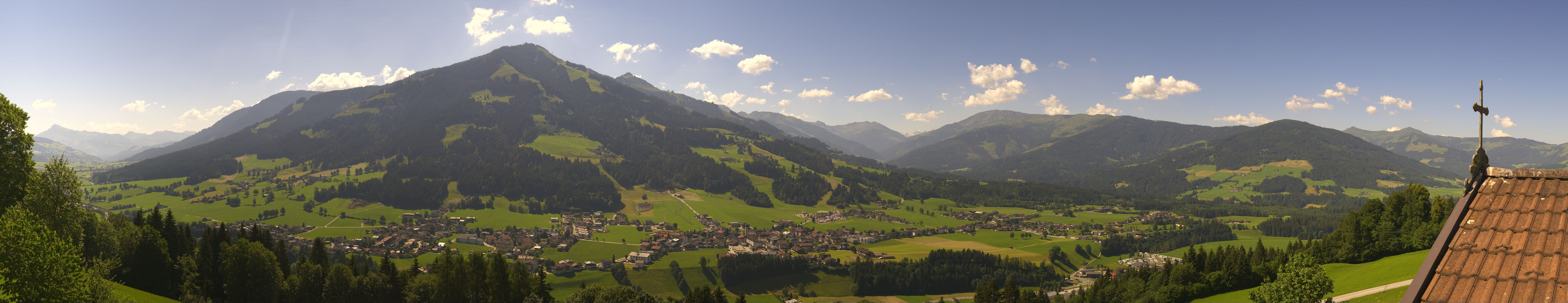 Archiv Foto Webcam Dorfkamera über Westendorf am Wilden Kaiser