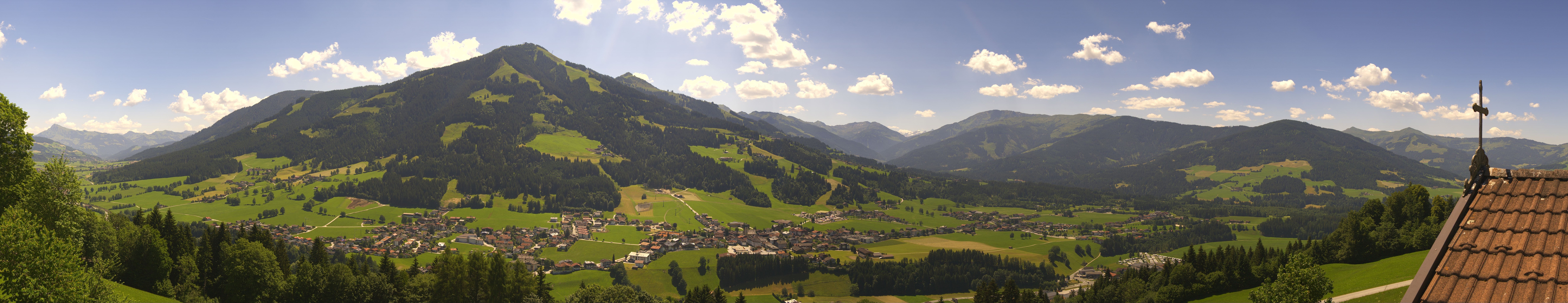 Archiv Foto Webcam Dorfkamera über Westendorf am Wilden Kaiser