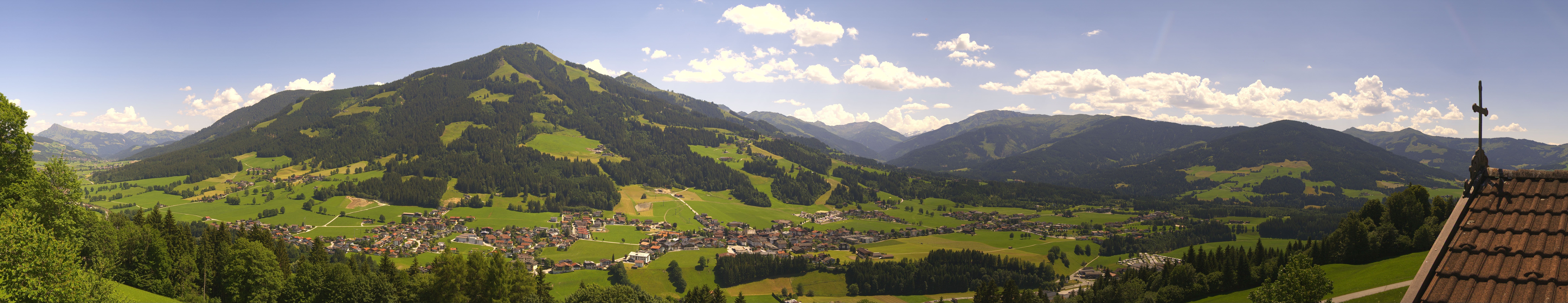 Archiv Foto Webcam Dorfkamera über Westendorf am Wilden Kaiser