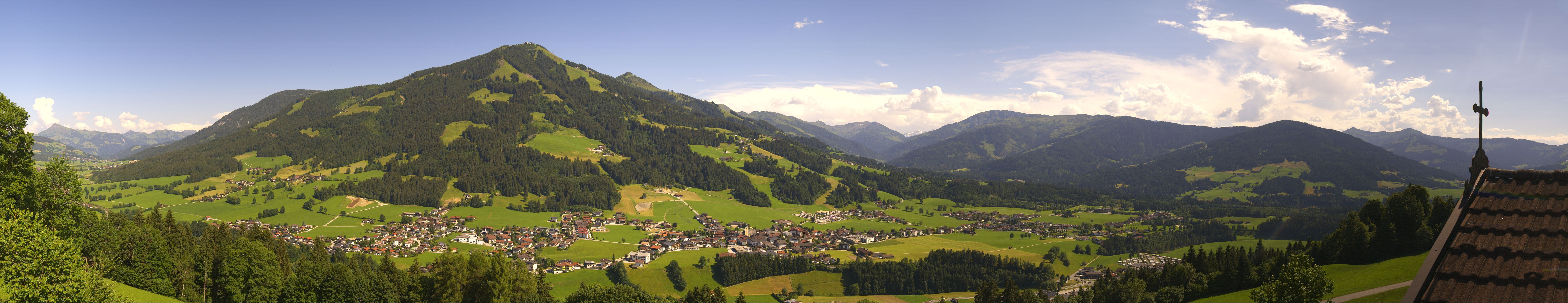 Archiv Foto Webcam Dorfkamera über Westendorf am Wilden Kaiser