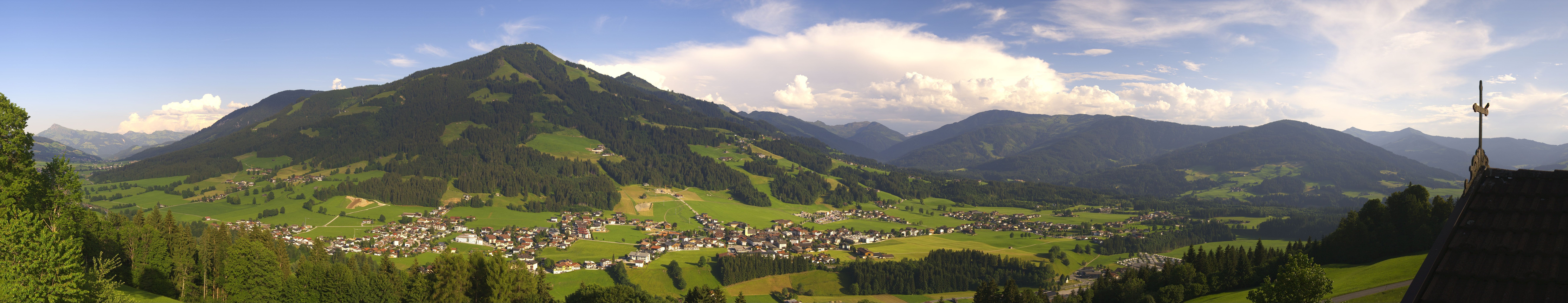 Archiv Foto Webcam Dorfkamera über Westendorf am Wilden Kaiser