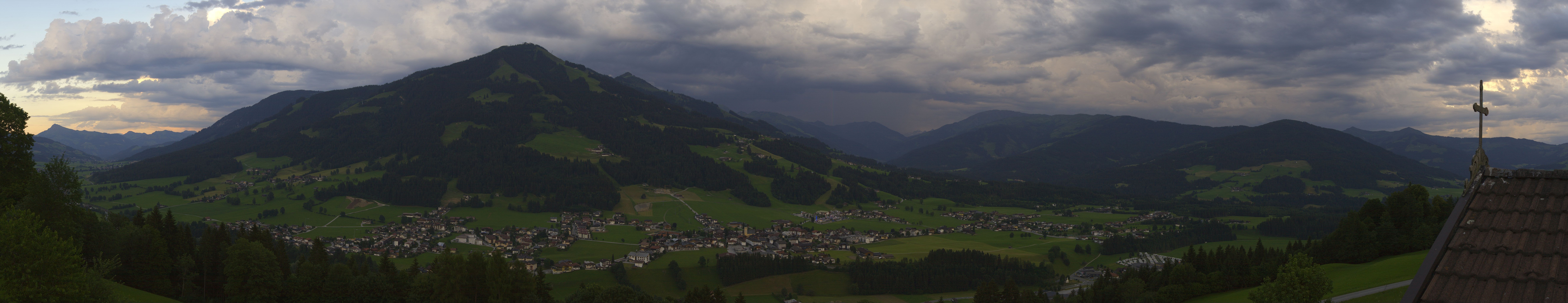 Archiv Foto Webcam Dorfkamera über Westendorf am Wilden Kaiser