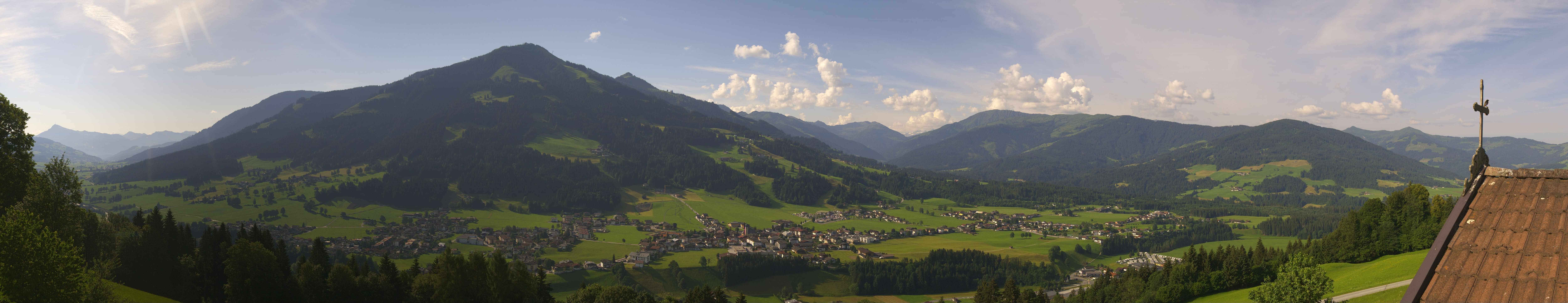 Archiv Foto Webcam Dorfkamera über Westendorf am Wilden Kaiser