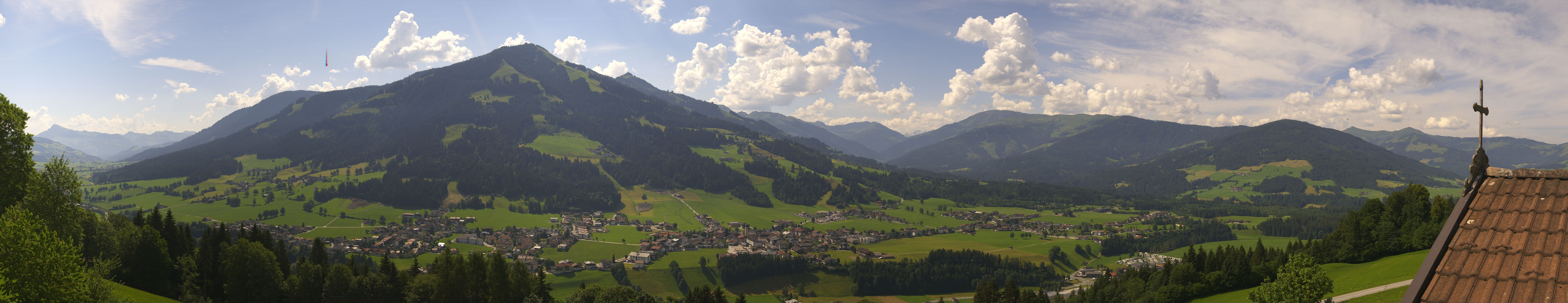 Archiv Foto Webcam Dorfkamera über Westendorf am Wilden Kaiser