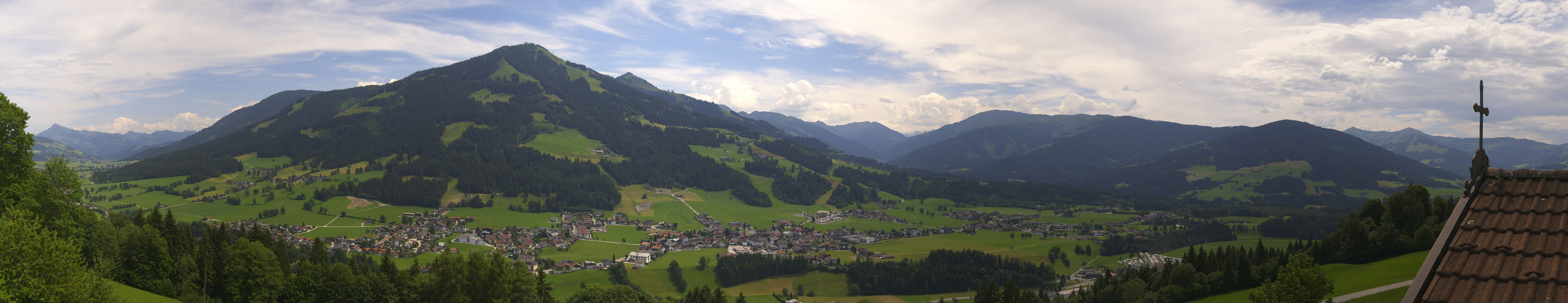 Archiv Foto Webcam Dorfkamera über Westendorf am Wilden Kaiser
