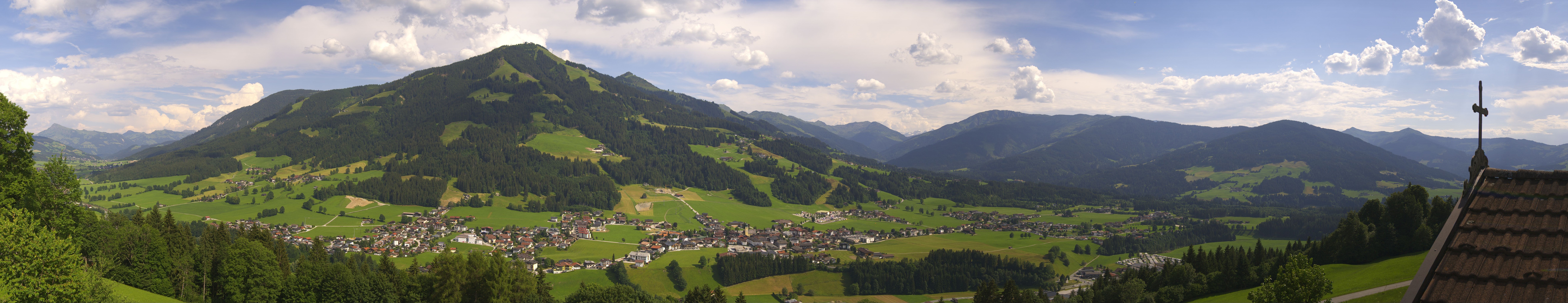 Archiv Foto Webcam Dorfkamera über Westendorf am Wilden Kaiser