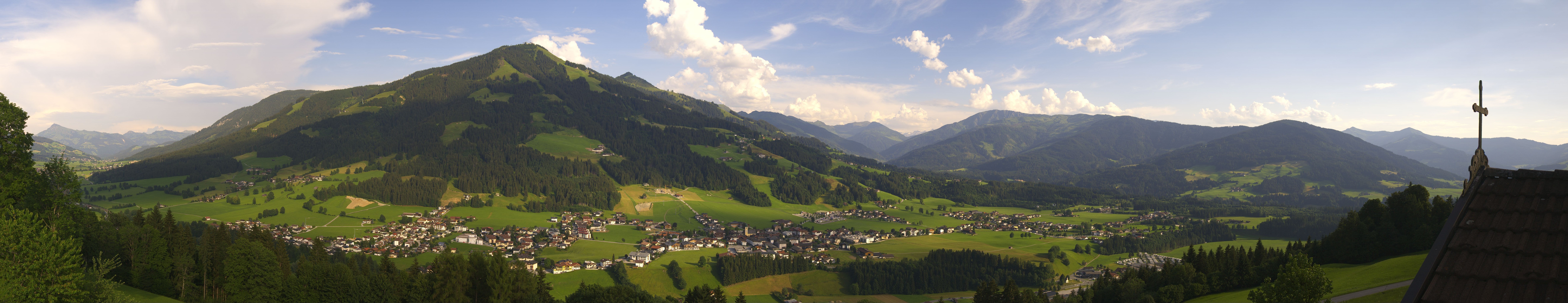 Archiv Foto Webcam Dorfkamera über Westendorf am Wilden Kaiser