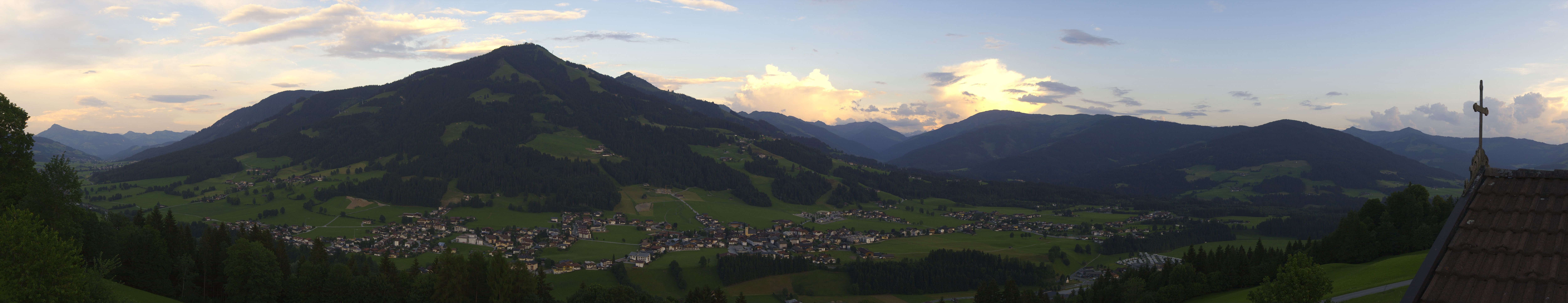Archiv Foto Webcam Dorfkamera über Westendorf am Wilden Kaiser