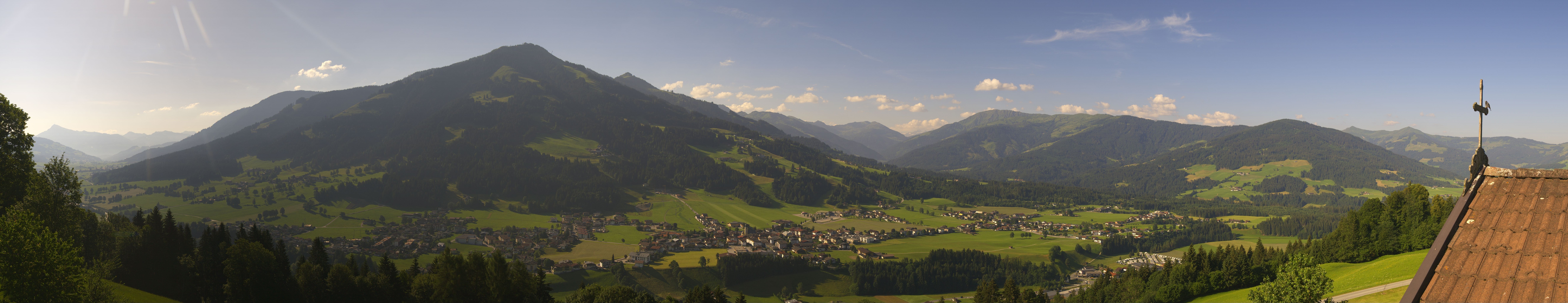 Archiv Foto Webcam Dorfkamera über Westendorf am Wilden Kaiser