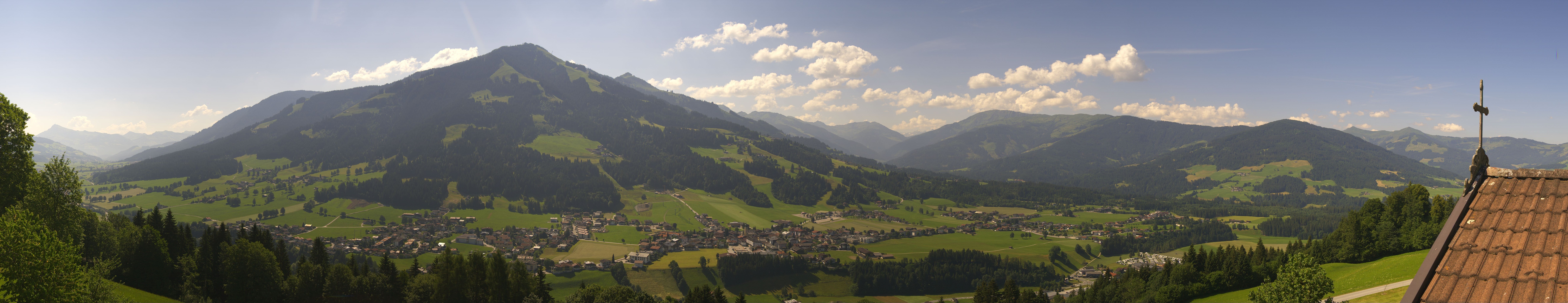 Archiv Foto Webcam Dorfkamera über Westendorf am Wilden Kaiser