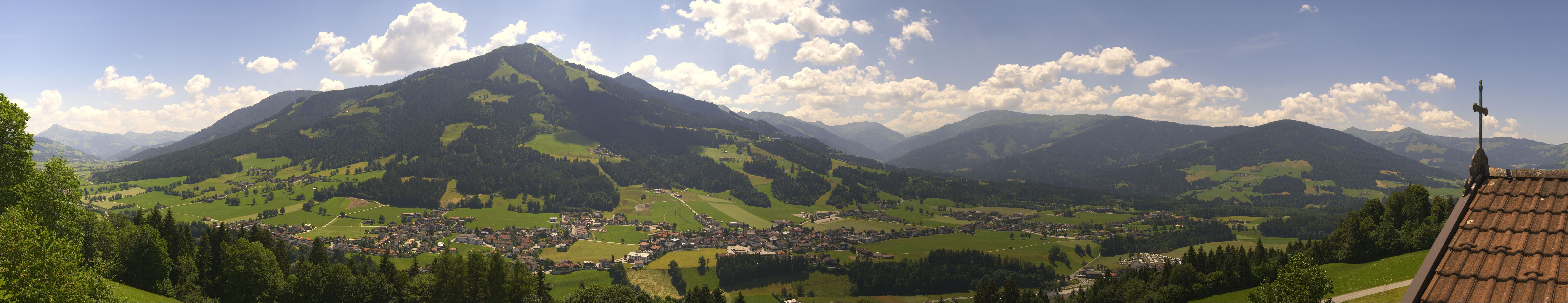 Archiv Foto Webcam Dorfkamera über Westendorf am Wilden Kaiser