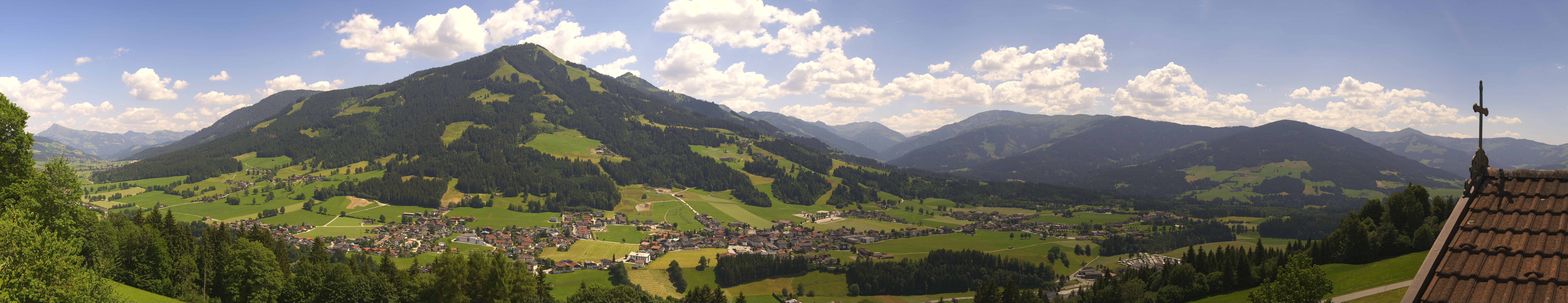 Archiv Foto Webcam Dorfkamera über Westendorf am Wilden Kaiser