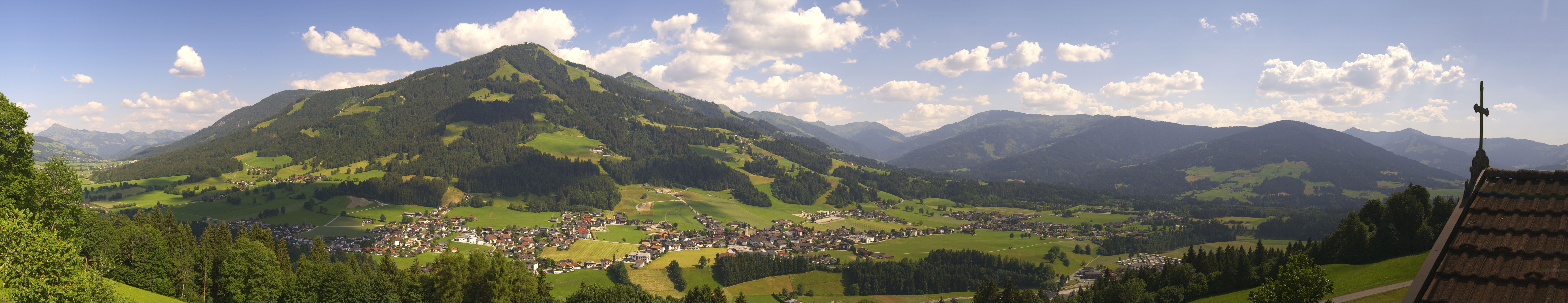 Archiv Foto Webcam Dorfkamera über Westendorf am Wilden Kaiser