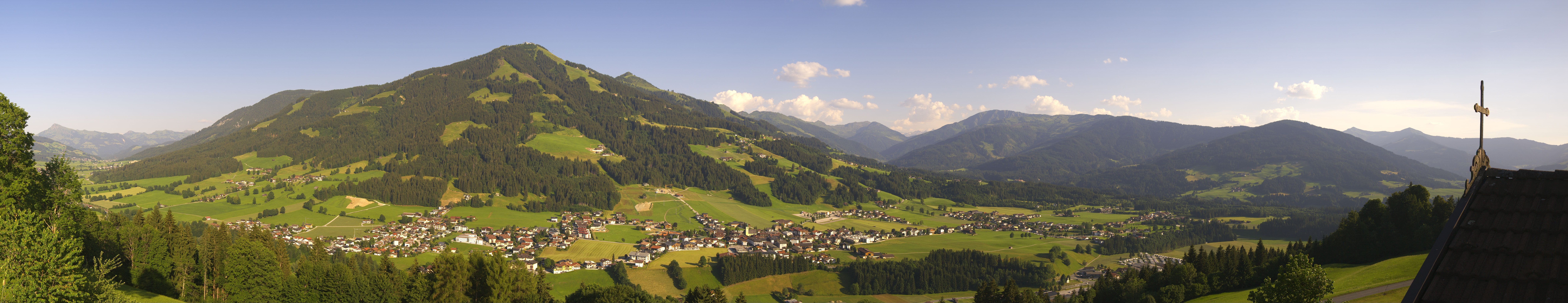 Archiv Foto Webcam Dorfkamera über Westendorf am Wilden Kaiser