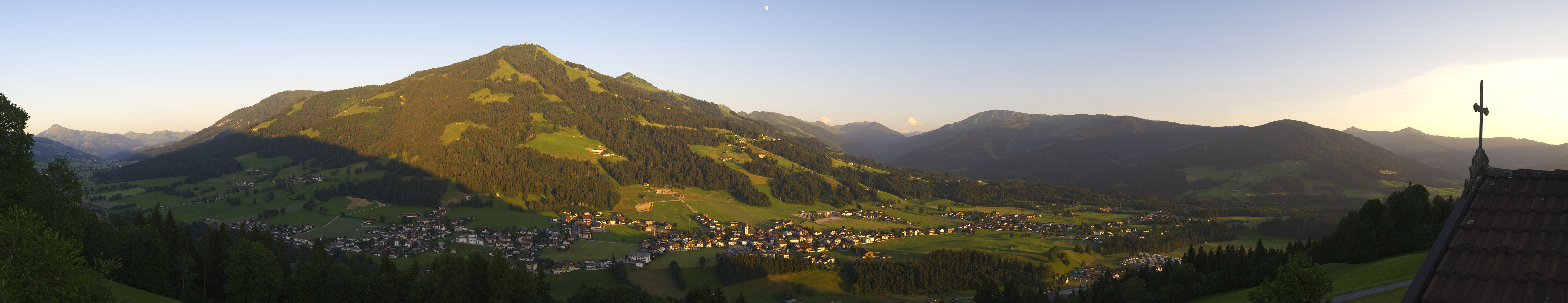 Archiv Foto Webcam Dorfkamera über Westendorf am Wilden Kaiser