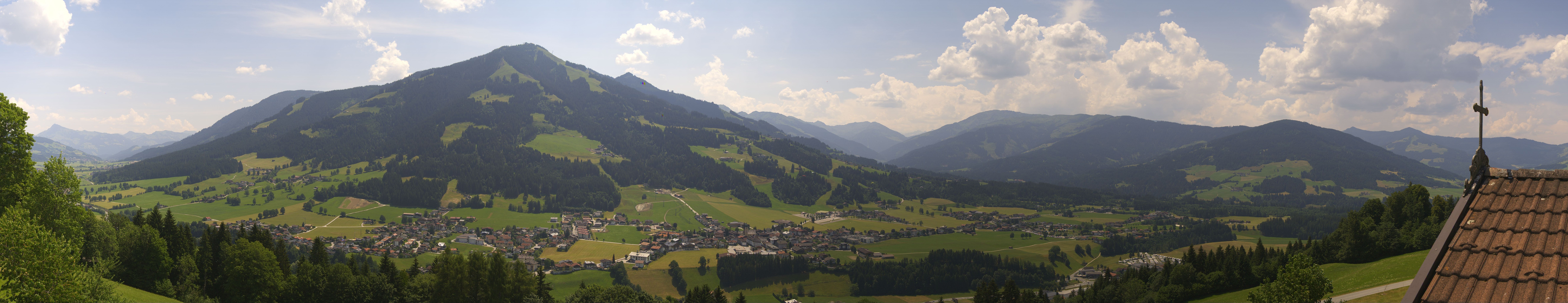 Archiv Foto Webcam Dorfkamera über Westendorf am Wilden Kaiser