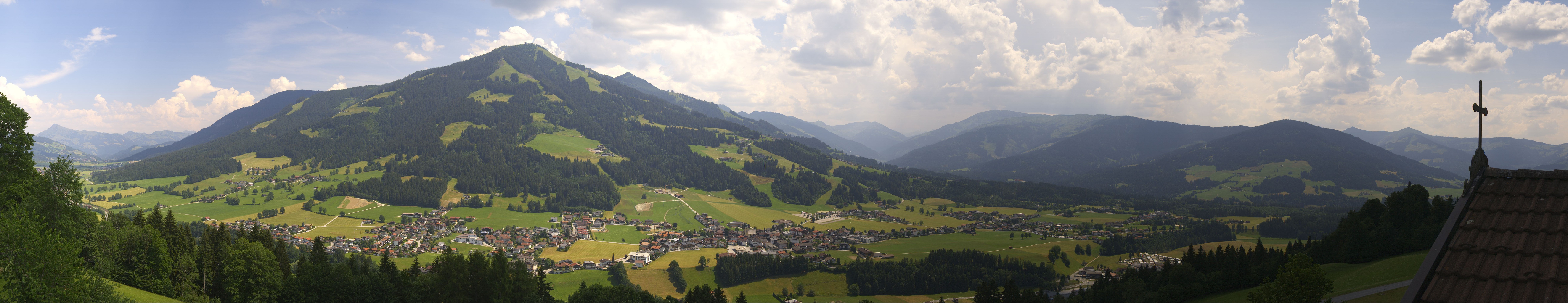Archiv Foto Webcam Dorfkamera über Westendorf am Wilden Kaiser