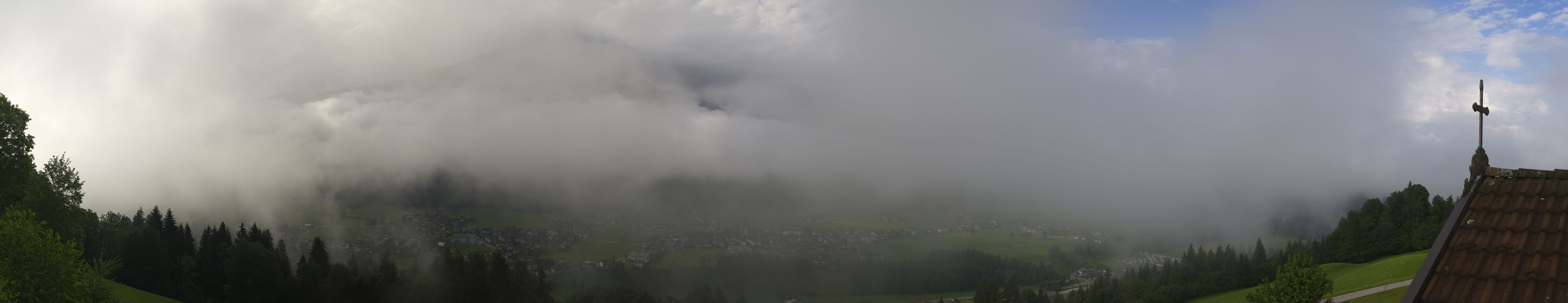 Archiv Foto Webcam Dorfkamera über Westendorf am Wilden Kaiser