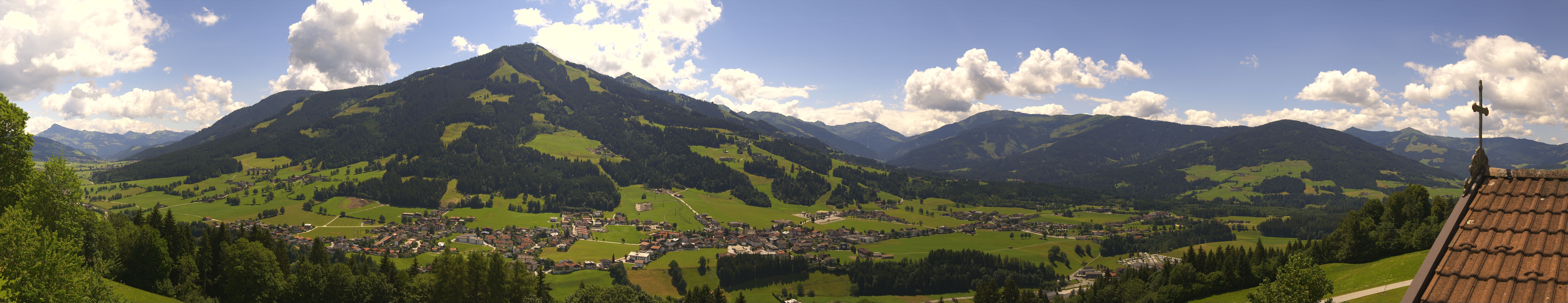 Archiv Foto Webcam Dorfkamera über Westendorf am Wilden Kaiser