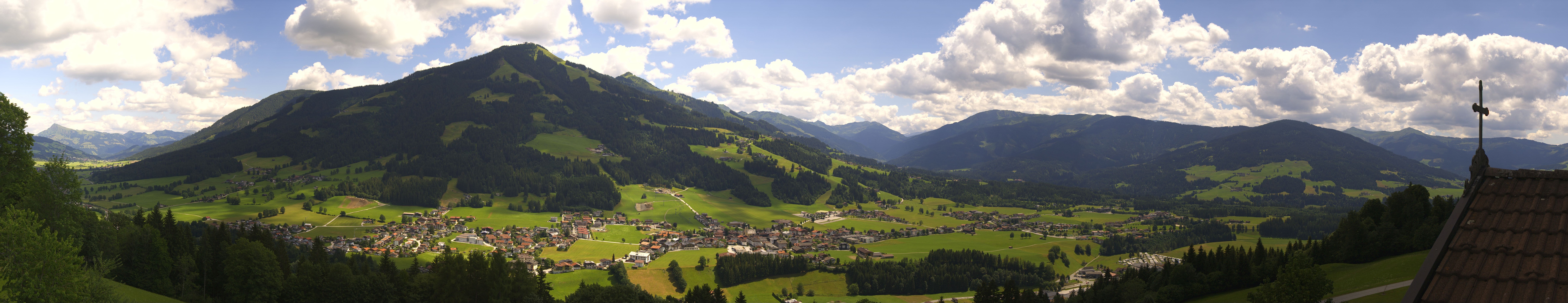 Archiv Foto Webcam Dorfkamera über Westendorf am Wilden Kaiser