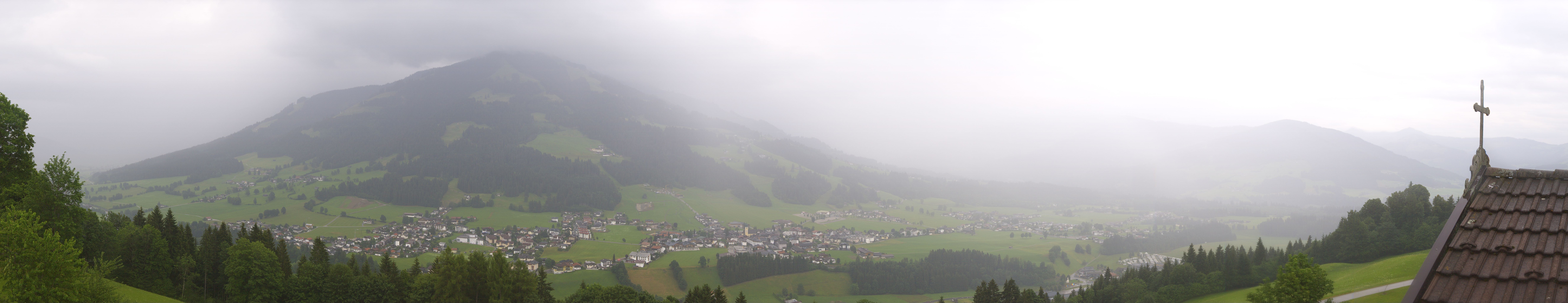 Archiv Foto Webcam Dorfkamera über Westendorf am Wilden Kaiser