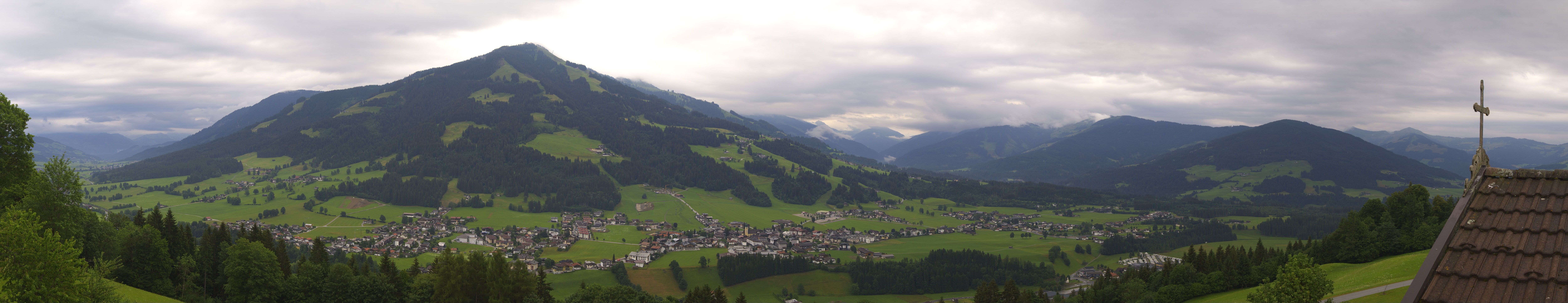Archiv Foto Webcam Dorfkamera über Westendorf am Wilden Kaiser