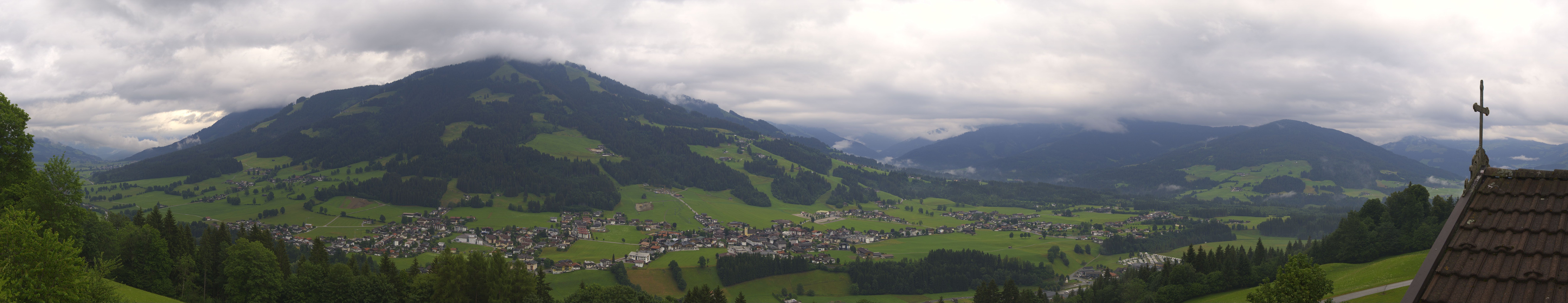 Archiv Foto Webcam Dorfkamera über Westendorf am Wilden Kaiser