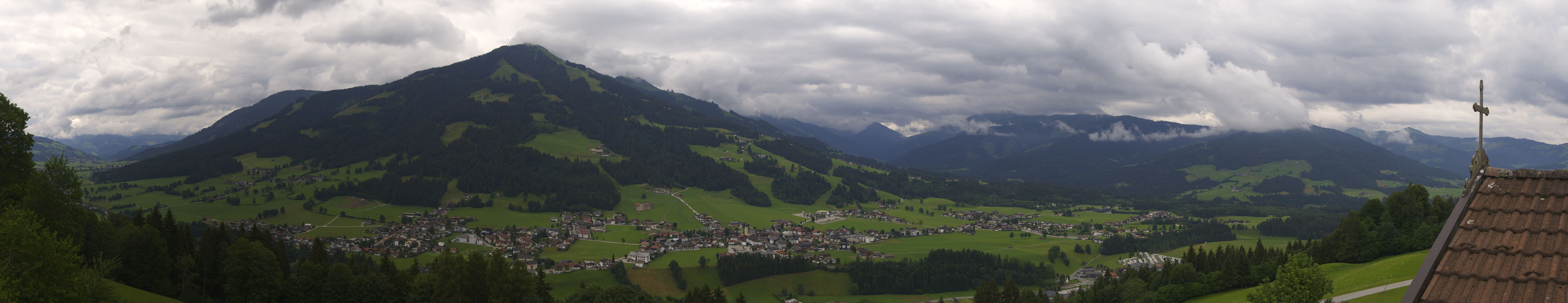 Archiv Foto Webcam Dorfkamera über Westendorf am Wilden Kaiser