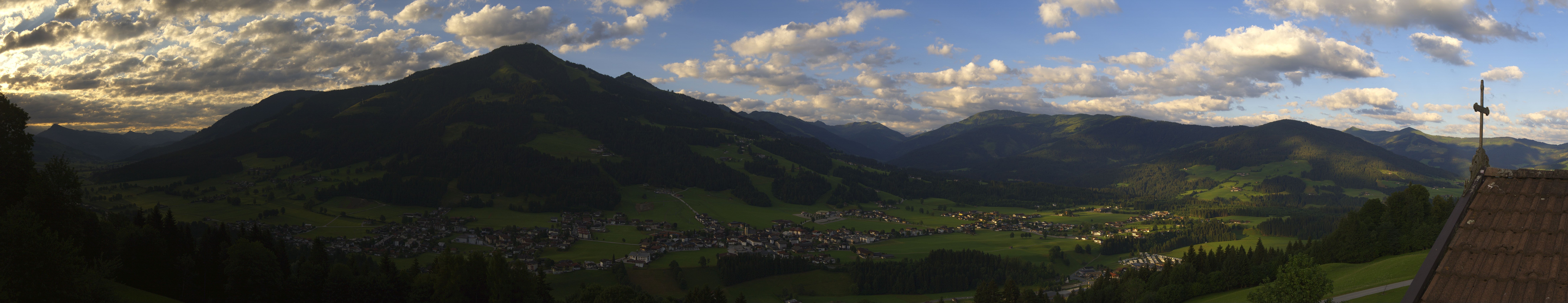 Archiv Foto Webcam Dorfkamera über Westendorf am Wilden Kaiser
