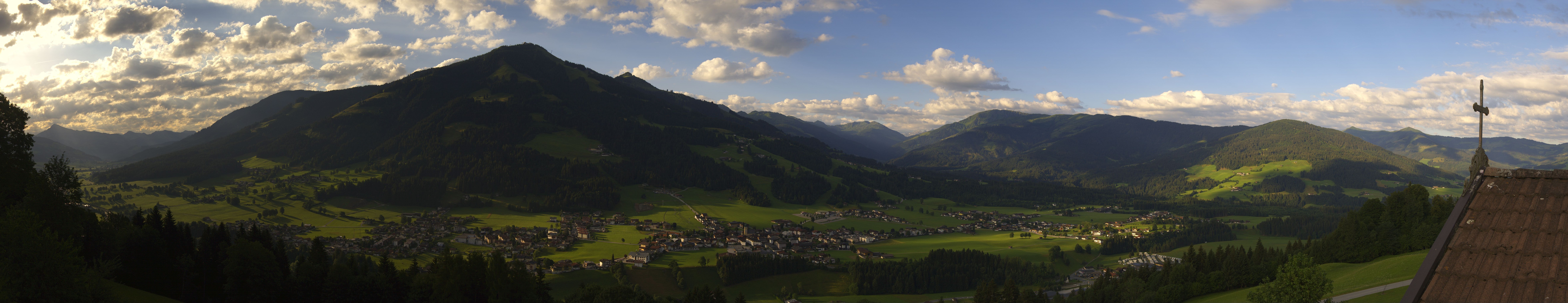 Archiv Foto Webcam Dorfkamera über Westendorf am Wilden Kaiser