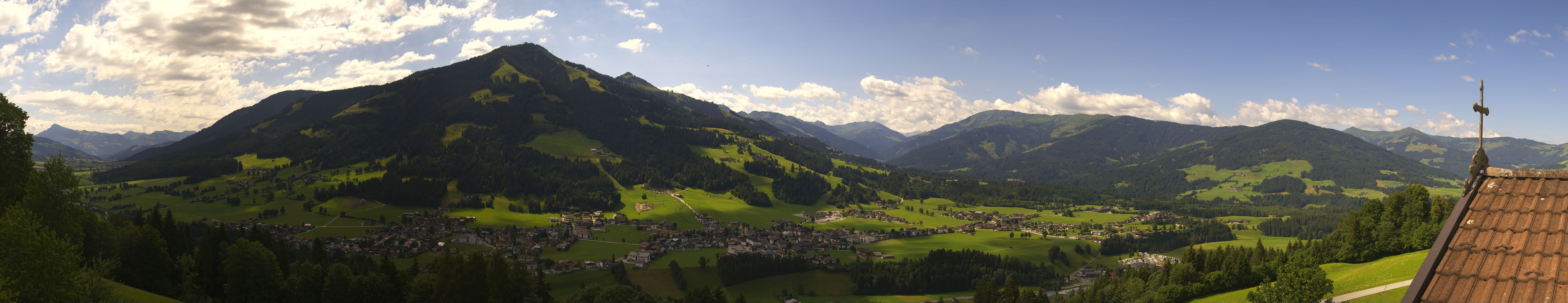 Archiv Foto Webcam Dorfkamera über Westendorf am Wilden Kaiser