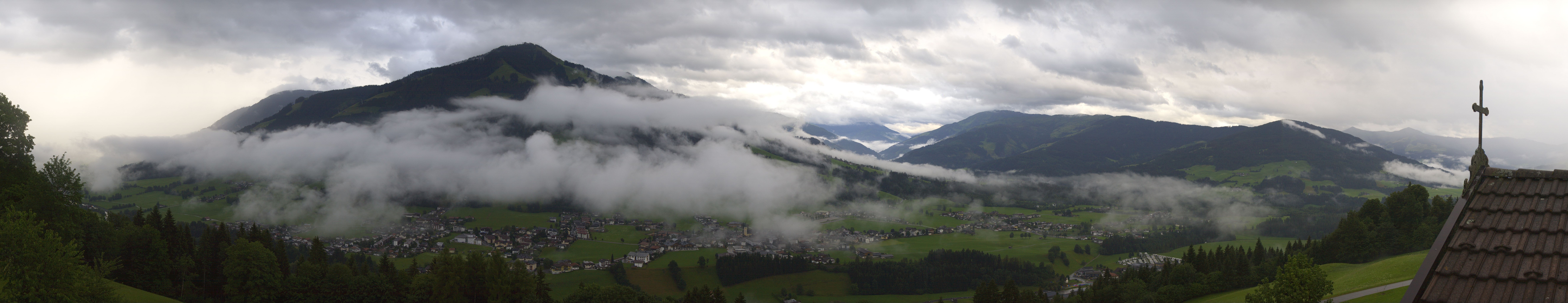 Archiv Foto Webcam Dorfkamera über Westendorf am Wilden Kaiser