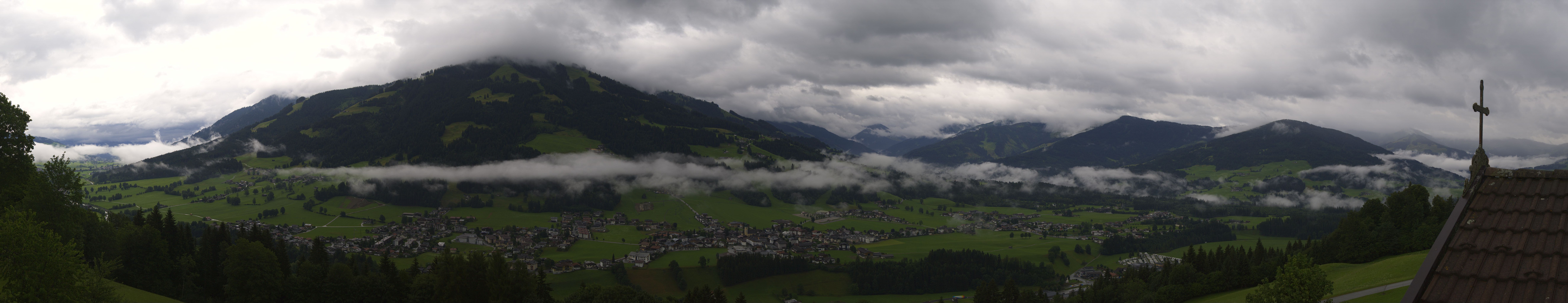 Archiv Foto Webcam Dorfkamera über Westendorf am Wilden Kaiser