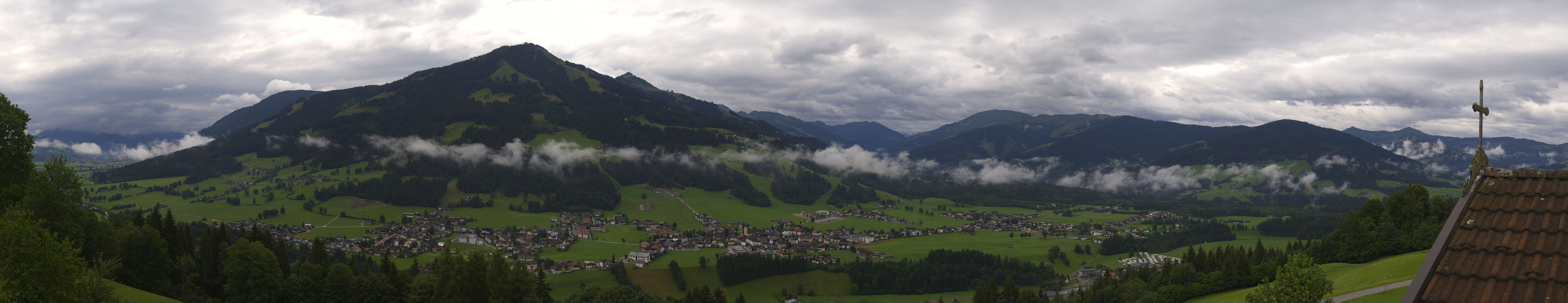 Archiv Foto Webcam Dorfkamera über Westendorf am Wilden Kaiser