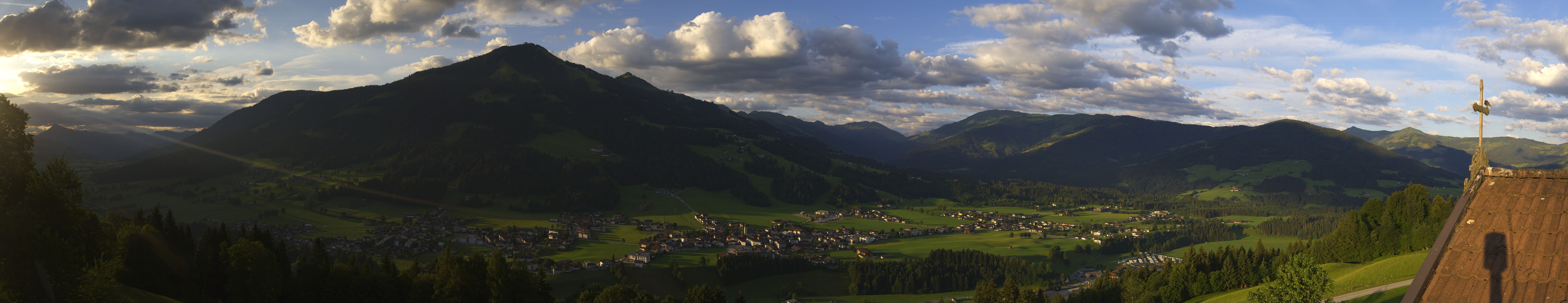 Archiv Foto Webcam Dorfkamera über Westendorf am Wilden Kaiser